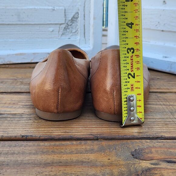 Korks by Kork Ease Women's Size 7.5M Leather Comfort Flats Tan Cap Toe Corpcore - Picture 6 of 10